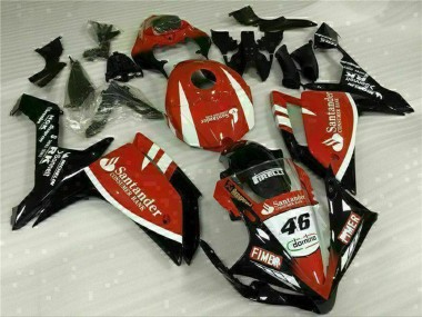 2007-2008 Yamaha YZF R1 Motorcycle Fairings - Red White Black Fimer Santander 46 Canada Websites