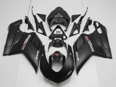 2007-2014 Ducati 848 Motorcycle Fairings - Matte Black Corse Canada Websites
