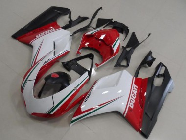 2007-2014 Ducati 1198 Motorcycle Fairings - White Red Green Matte Black Canada Websites