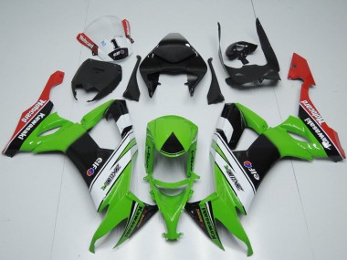 2008-2010 Kawasaki ZX10R Motorcycle Fairings - Green White Black Red Elf Motorrad Canada Websites