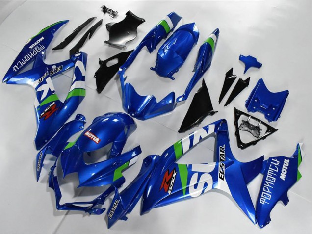 2008-2010 Suzuki GSXR 600/750 Motorcycle Fairings - Blue White Green Black Canada Websites