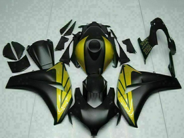 2008-2011 Honda CBR1000RR Motorcycle Fairings - Matte Black Gold Canada Websites