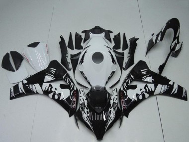 2008-2011 Honda CBR1000RR Abs Fairings - White Glossy Black Canada Websites