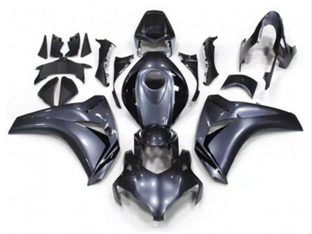 2008-2011 Honda CBR1000RR Motorcycle Fairing Kits - Grey Glossy Black Canada Websites