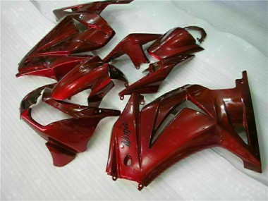 2008-2012 Kawasaki EX250 Motorcycle Fairings - Maroon Red Canada Websites