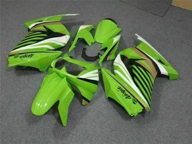 2008-2012 Kawasaki EX250 Motorcycle Fairing - Green White Black Canada Websites