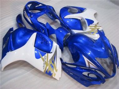 2008-2020 Suzuki GSXR 1300 Hayabusa Motorcycle Fairings - White Blue Canada Websites