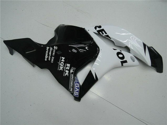 2009-2012 Honda CBR600RR Motorcycle Fairing - White Glossy Black Repsol Canada Websites