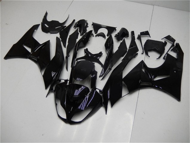2009-2012 Kawasaki ZX6R Motorcycle Fairings - Glossy Black Canada Websites