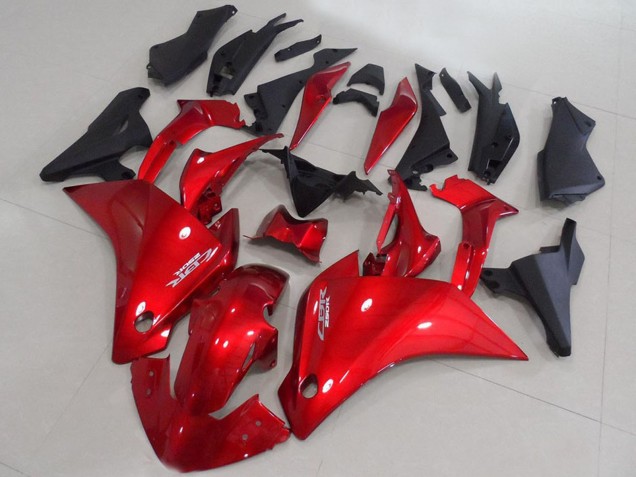 2011-2015 Honda CBR250RR Motorcycle Fairings - Red Matte Black Canada Websites