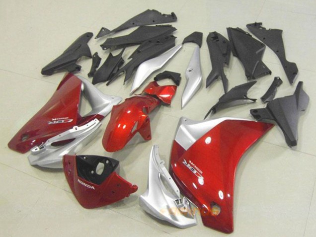 2011-2015 Honda CBR250RR Motorcycle Fairing - Silver Red Canada Websites