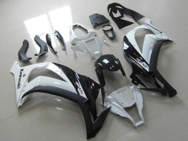 2011-2015 Kawasaki ZX10R Motorcycle Fairing - White Glossy Black Canada Websites