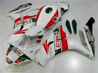 2012-2016 Honda CBR1000RR Motorcycle Fairing - White Red Green Castrol Canada Websites