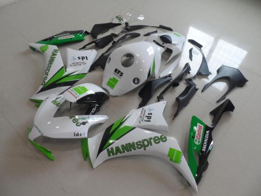2012-2016 Honda CBR1000RR Motorcycle Fairings - White Green Glossy Black Hannspree Canada Websites