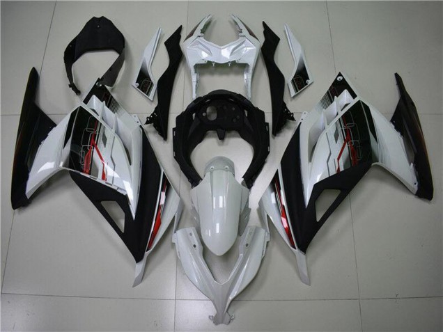 2013-2024 Kawasaki Ninja 300 EX300R Motorcycle Fairing - White Red Black Canada Websites