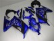 2013-2017 Kawasaki Ninja 300 EX300R Motorcycle Fairings - Blue Black White Flame Canada Websites