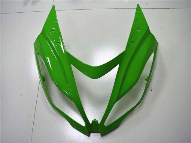 2013-2018 Kawasaki ZX6R Motorcycle Fairings - Green White Glossy Black Canada Websites