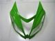 2013-2018 Kawasaki ZX6R Motorcycle Fairings - Green White Glossy Black Canada Websites