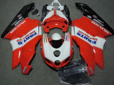 2003-2004 Ducati 749 999 Motorcycle Fairings - White Red Glossy Black Parts Unlimited Canada Websites
