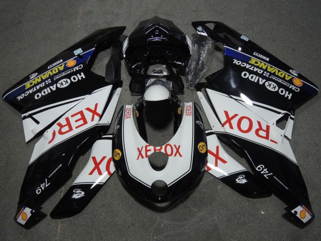 2005-2006 Ducati 749 Motorcycle Fairings - White Glossy Black Red Xerox Canada Websites