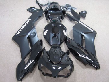 2004-2005 Honda CBR1000RR Motorcycle Fairings - Glossy Black Matte Black White Decals Canada Websites