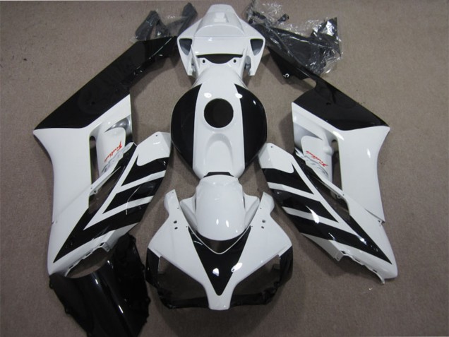 2004-2005 Honda CBR1000RR Motorcycle Fairing - White Glossy Black Stripe Canada Websites