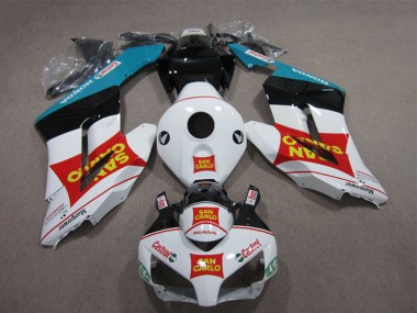 2004-2005 Honda CBR1000RR Motorcycle Fairings - White Red Blue Glossy Black Yellow San Carlo Castrol Canada Websites
