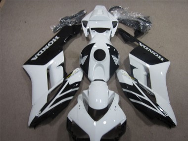 2004-2005 Honda CBR1000RR Motorcycle Fairings - White Glossy Black Stripe Canada Websites