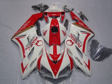 2004-2005 Honda CBR1000RR Motorcycle Fairings - White Red Pramac Canada Websites