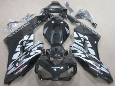 2004-2005 Honda CBR1000RR Motorcycle Fairings - Glossy Black Silver Canada Websites