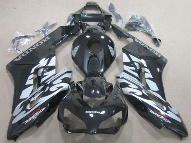 2004-2005 Honda CBR1000RR Motorcycle Fairings - Glossy Black Silver Canada Websites
