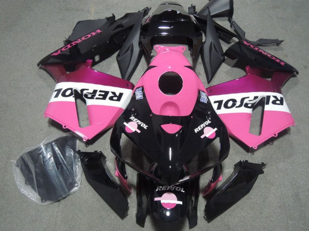2004-2005 Honda CBR1000RR Motorcycle Fairings - Pink White Glossy Black Repsol Canada Websites