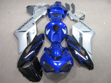 2004-2005 Honda CBR1000RR Motorcycle Fairing - Silver Blue Glossy Black Canada Websites