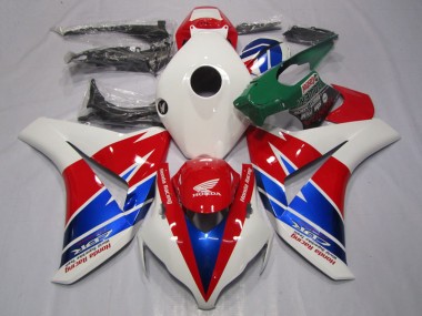 2008-2011 Honda CBR1000RR Motorcycle Fairings - White Red Blue Racing Canada Websites