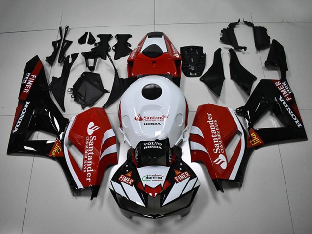 2012-2016 Honda CBR1000RR Motorcycle Fairings - White Red Glossy Black Santander Canada Websites