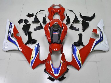 2017-2023 Honda CBR1000RR Motorcycle Fairing - White Red Blue HRC Canada Websites