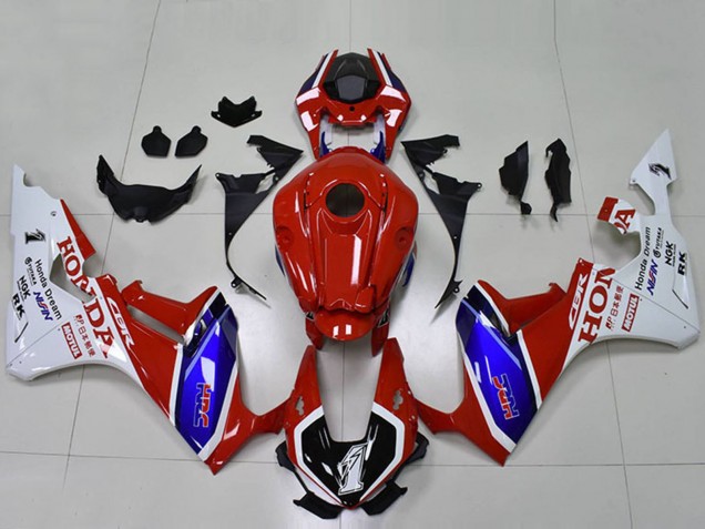 2017-2023 Honda CBR1000RR Motorcycle Fairing - White Red Blue Black HRC Canada Websites