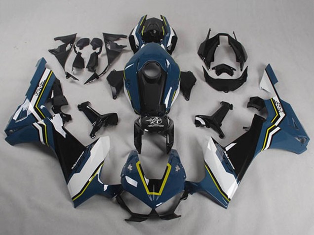 2017-2024 Honda CBR1000RR Motorcycle Fairings - Blue White Yellow Glossy Black Shocker Canada Websites