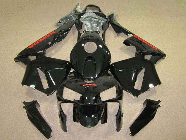 2005-2006 Honda CBR600RR Motorcycle Fairings - Glossy Black Red Canada Websites