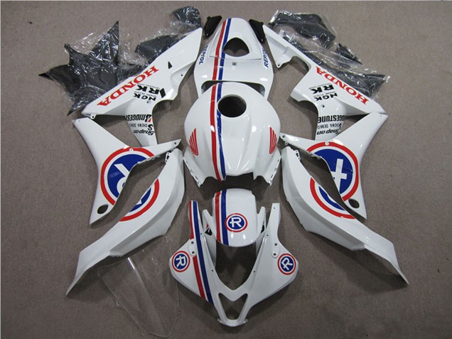 2007-2008 Honda CBR600RR Motorcycle Fairings - White Blue Red R Canada Websites