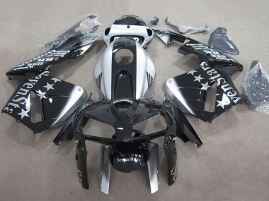 2007-2008 Honda CBR600RR Motorcycle Fairings - Silver Glossy Black SevenStars Canada Websites