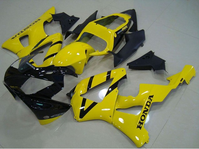 2000-2001 Honda CBR900RR 929 Motorcycle Fairing - Yellow Glossy Black Canada Websites