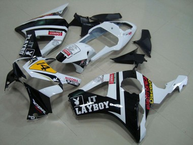 2002-2003 Honda CBR900RR 954 Motorcycle Fairings - White Yellow Glossy Black Rizoma Playboy 14 Canada Websites