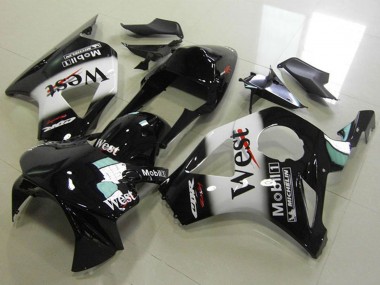 2002-2003 Honda CBR900RR 954 Motorcycle Fairings - Glossy Black White West Canada Websites