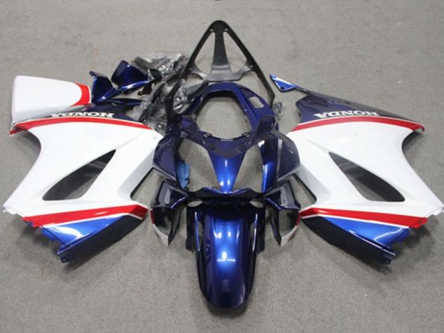 2002-2013 Honda VFR 800 Motorcycle Fairing - White Blue Red Canada Websites