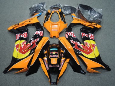 2011-2015 Kawasaki ZX10R Motorcycle Fairings - Orange Black Red Bull Canada Websites