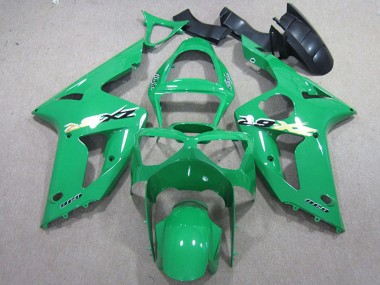 2003-2004 Kawasaki ZX6R Motorcycle Fairing Kits - Green Canada Websites