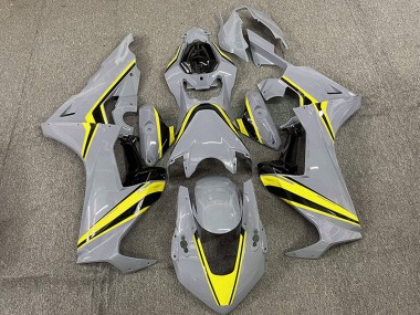 2017-2023 Honda CBR1000RR Motorcycle Fairings - Nardo Grey with Yellow Stripe Canada Websites
