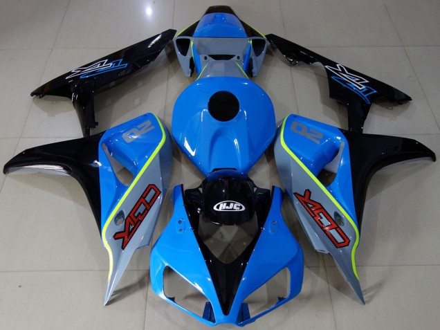 2006-2007 Honda CBR1000RR Motorcycle Fairings - Blue Yellow Glossy Black Custom CBR Canada Websites