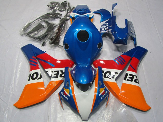 2008-2011 Honda CBR1000RR Motorcycle Fairings - Orange White Red Blue Repsol Canada Websites